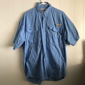 Blue Columbia button up
